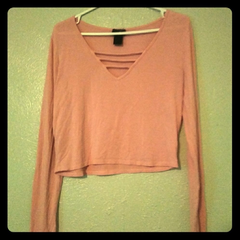 Soft Pink crop top